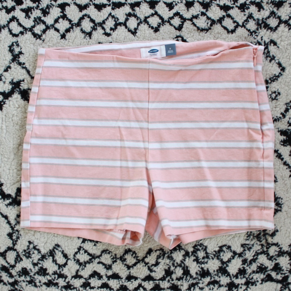 Old Navy Orange Stripe Shorts